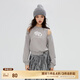 ONLY冬季時(shí)尚氣質(zhì)百搭寬松圓領(lǐng)長袖衛(wèi)衣女|12349S025 E38 旅鳥灰色 M (165) 84A
