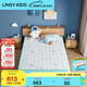 LINSY KIDS 兒童床墊椰棕床墊1.2米青少年棕墊學(xué)生硬墊CD093 【白色+藍色】CD093B床墊 1500mm*2000mm