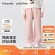 巴拉巴拉balaOne童裝女童長(cháng)褲加絨直筒褲兒童褲子2025冬裝新款保暖百搭潮 紅色調00466 110