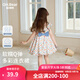 歐姆熊女童連衣裙夏季2025新款小女孩寶寶洋氣時(shí)髦兒童夏裝衣服公主裙子 米色波點(diǎn) 90 CM