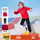 NIKE3BRAND 耐克童裝男女童加絨保暖衛(wèi)衣+長(zhǎng)褲2件套兒童套裝