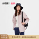 AIGLE艾高春夏經(jīng)典女士GORE-TEX防風(fēng)防雨透汽戶外時(shí)尚夾克外套 櫻花粉 AM405 38 (165/88A)