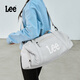 Lee旅行包女大容量短途出差旅游行李包袋干濕分離運動(dòng)健身包 淺灰色
