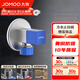 九牧（JOMOO）角閥全銅冷熱通用三角閥黃銅加厚燃氣熱水器八字閥廚衛(wèi)配件止水閥 【鍍鎳】單冷含止回閥角閥74098