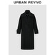 UR2025冬季新款女裝高智感簡(jiǎn)約雙排扣大衣外套UWM150110