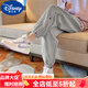 迪士尼（Disney）女童褲子秋季2025新款兒童運動(dòng)褲春秋款韓版中大童華夫格休閑長(cháng)褲 熱售灰色褲子 120 身高110-120cm年齡6-7歲