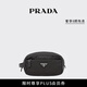 PRADA/普拉達【禮物】男士再生尼龍和Saffiano皮革收納包 黑色