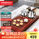 金灶（KAMJOVE） 整套茶具功夫茶盤玫瑰實(shí)木自動(dòng)上水茶臺(tái)泡茶機(jī)茶海家用茶具套裝 搭配K9爐、茶具、茶渣桶 1個(gè)