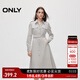 ONLY秋季時尚復(fù)古修身A字中長款長袖連衣裙女|124307062 A41 云雨灰色 L 170/88A
