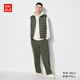 優(yōu)衣庫男裝/男女同款彈力休閑長(cháng)褲戶(hù)外機能工裝褲休閑褲褲子479029 463981/57深橄欖色 M /170/80A