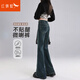 紅蜻蜓微喇牛仔褲女2025年新款秋冬季女裝高腰顯瘦女士闊腿喇叭長(zhǎng)褲子女 復(fù)古藍(lán) 常規(guī) 長(zhǎng)褲 28 推薦體重（100-110斤）
