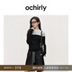 歐時(shí)力OCHIRLY 可機洗進(jìn)口100%美麗諾羊毛毛衣女無(wú)縫一體高級感 黑色 S