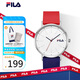 斐樂（FILA）手表男女潮流情侶簡約運動硅膠歐美學生石英腕表 FLM38-6052-002