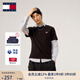 TOMMY JEANS【純色純棉】25新款夏季男裝平紋針織潮流刺繡短袖上衣T恤 黑色BDS M （推薦：135-150斤）