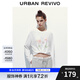 UR2025秋季新款女裝鬼馬童趣休閑手繪印花長(zhǎng)袖T恤UYL450247 本白 (面料微透) S