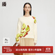 播套頭圓領(lǐng)毛衫商場(chǎng)同款秋冬新品印花圖案上衣女BDQ3SD0470 O24香檳色花 M