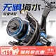 狼王海釣紡車(chē)輪魚(yú)輪漁線(xiàn)輪防海水全金屬斜口線(xiàn)杯遠投輪海竿輪釣魚(yú)輪GD