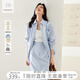 對白【杜鵑同款】時(shí)髦高級套裝女2025秋季新款氣質(zhì)休閑通勤兩件套 迷蹤蘭 XL