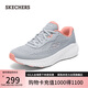 斯凱奇（Skechers）搖搖鞋女春夏跑步鞋網(wǎng)面透氣厚底緩震運(yùn)動(dòng)舒適慢跑鞋休閑鞋129365