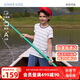 愛慕兒童家居服男童蘭精莫代爾條紋上衣五分褲套裝 短袖套裝-青藍紋  175 