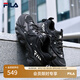 FILA斐樂(lè)女鞋老爹鞋貓爪鞋5代復(fù)古運(yùn)動(dòng)鞋女休閑鞋 黑-BK 38
