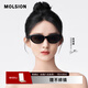 MOLSION陌森太陽鏡女趙麗穎同款貓眼偏光墨鏡駕駛鏡高級(jí)感配度數(shù)MS3077 C10 黑貓 【麗穎同款】 高清偏光 不配度數(shù)
