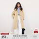 自巧巧裁系列小個(gè)子卡其色立領(lǐng)風(fēng)衣外套女2025早春新款短款大衣 卡其色長款 M （4碼）