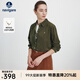 Navigare意大利小帆船女士長(cháng)袖襯衫2025秋季新款棉質(zhì)親膚襯衣燈芯絨上衣 柚木色 M
