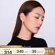 白嵐銀瓦耳釘925銀耳環(huán)耳飾輕奢時尚原創(chuàng)設(shè)計高級感七夕情人節(jié)禮物送 銀瓦耳釘