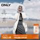 ONLY冬季90白鴨絨抽繩A字毛領(lǐng)中長(cháng)款羽絨服女|124412029 A06 亮白色 XS (155) 76A