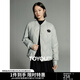 初語(yǔ)羽絨服女2023年冬季新款防風(fēng)保暖輕盈棒球外套 米灰色 M