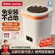 奧特優(yōu)（AOTEYOU）洗襪子洗衣機內褲內衣洗衣機專(zhuān)用迷你洗衣機小型洗襪子機神器半全自動(dòng)洗脫一體嬰兒折疊懶人洗衣杯 升級款12L晨霧白【洗脫一體+UV藍光+銀離子】