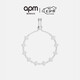 APM Monaco閃耀可調(diào)節(jié)四葉草手鏈情侶銀飾時(shí)尚飾品七夕禮物送女友