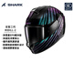 SHARK進(jìn)口鯊魚(yú)頭盔法寶二代摩托車(chē)全盔戶(hù)外男女機車(chē)頭盔新國標 HE1120KXK(原廠(chǎng)透明鏡片） L