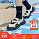 斐樂(lè )（FILA）FUSION斐樂(lè )瑪麗珍涼鞋女鞋新款涼拖魔術(shù)貼海螺沙灘鞋 微白/黑-WB 38.5