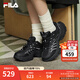 斐樂(lè )（FILA）官方女鞋魚(yú)刺4代老爹鞋運動(dòng)鞋2025春季新款增高鞋休閑鞋 黑-BK 37.5