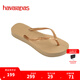 havaianas哈唯納SlimFlatform厚底人字拖女夏外穿增高夾腳涼拖鞋 0570-金色 37 37/38巴西碼