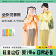 巴迪高一次性雨衣兒童加厚卡片雨披長款連體全身防暴雨單人小學生透明