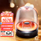 哈曼卡頓（Harman/Kardon）琉璃4代 360度環(huán)繞立體聲 菱形氛圍燈效 下沉式低音炮 桌面藍牙音箱 Aura Studio4黑色