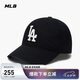 MLB帽子男女軟頂棒球帽虞書欣明星同款運動鴨舌帽3ACP6601N-07BKS-F