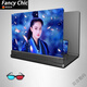 FANCYCHIC190寸【10HD超清款視頻放大器手機屏幕放大器護眼支架神器 黑色【升級HD超清款】 59寸送3D眼鏡