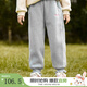 茵曼（INMAN）茵曼童裝女童加絨褲子冬季兒童中大童運動休閑長褲保暖衛(wèi)褲 花灰色 150