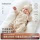 babylove【紡軟織柔】嬰兒連體衣春秋款男女寶寶和尚服新生兒哈衣爬服衣服
