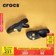 CROCS卡駱馳洞洞鞋貝雅男鞋女鞋輕便耐磨一腳蹬拖鞋休閑鞋|10126 黑色-001 41 /42(260mm)
