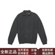 Polo Ralph LaurenSS23純色Logo刺繡半拉鏈毛衣男款灰色 灰色 M