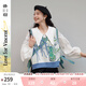 兩三事針織馬甲 背心女2025新款內(nèi)搭坎肩新中式國(guó)風(fēng)上衣 陌上花開(kāi) 花色  S