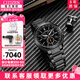 西鐵城（CITIZEN） 男表光動(dòng)能舒博?鈦多局電波表黑色三眼鋼帶CB5045禮物送男友 CB5045-60E