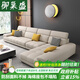 御巢盛2025新款沙發(fā)客廳雪尼爾棉麻沙發(fā)簡(jiǎn)約現代小戶(hù)型貴妃轉角沙發(fā)組合 3.2m雙人+單人+左貴妃 高密度回彈海綿版