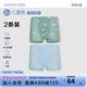 愛(ài)慕兒童新品棉底襠抗菌莫代爾兒童內褲男女童平角內褲2條裝A類(lèi)薄透氣短褲 男-野營(yíng)之趣 2條 170 （100-120斤）
