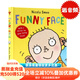 Funny Face 兒童情緒表達和管理 英文原版繪本 看看有趣的表情包 低幼早教認知紙板書(shū) 啟蒙親子互動(dòng) 香蕉媽媽果汁兒媽媽 英語(yǔ)繪本 Funny Face 情緒表達